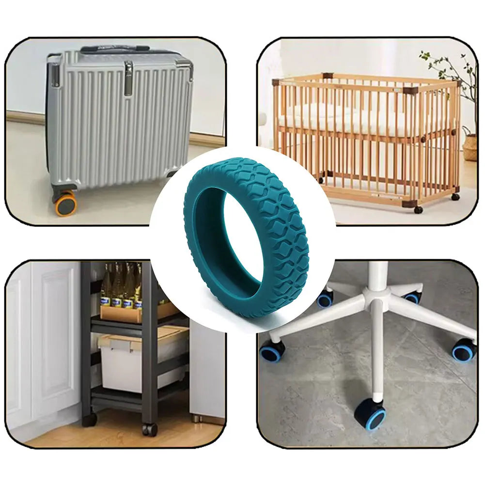 כיסוי סיליקון לגלגלי המזוודה